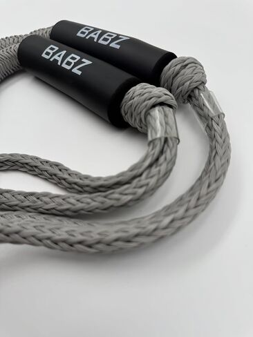 Babz Premium Bungee Boat Dock Line ، 4-5.5 قدم ، 2 عبوة ، رمادي in Saudi Arabia