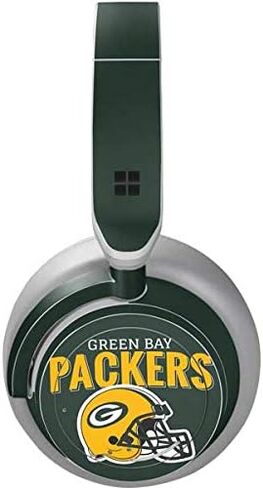 Skinit Decal Audio Skin Compatible with Surface Headphones - Officially Licensed NFL Green Bay Packers Helmet Design in Saudi Arabia