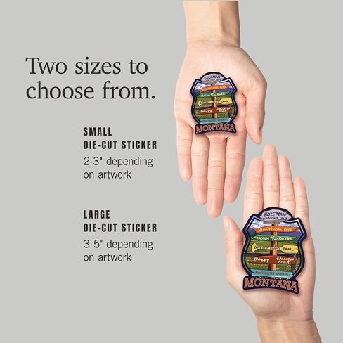 Die Cut Sticker Bozeman ، Montana ، Destination Signpost ، Finyl Sticker 3 إلى 6 بوصات ، (ملصق مقاوم للماء للسيارات ، زجاجات المياه ، أجهزة الكمبيوتر المحمولة ، المبردات) ، كبيرة in Saudi Arabia