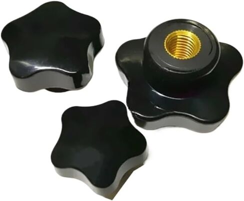 5pcs/lot m5/6/8/10/12/16mm thread thread bakelite star knobs nuts clamping مقابض مقبض مقبض مقبض (M16x63) in Saudi Arabia