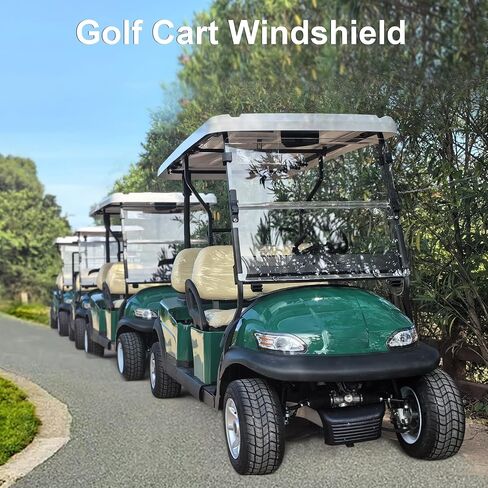 سابقة للسيارة التي تمت ترقيتها ، الزجاج الأمامي ، الزجاج الأمامي لعربة الجولف للسباق/الإيقاع/فصاعدًا (2004-Up)-مفصلات ثقيلة ، قابلة للطي ، مضادة للأحراف والتأثير ، مواد كمبيوتر سميكة 5 ملم ، 37.6 "W × 33.2" ساعة in Kuwait