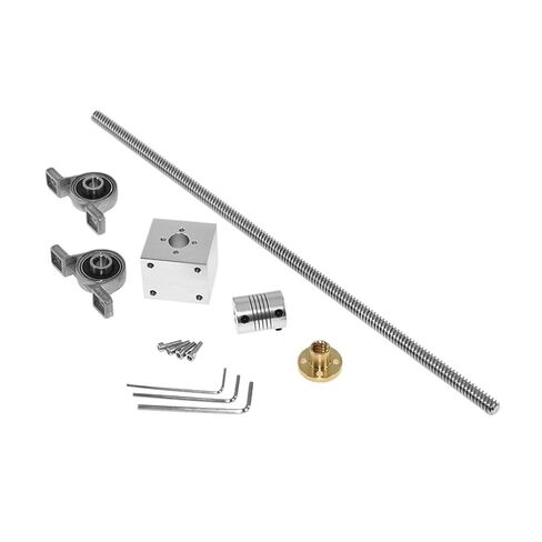 Linear Motion Ball Screw Precision Part T10 Lead Screw Screw Diameter 10mm Trapezoidal Screw Nut Screw Set with Nut Holder Vertical Kit(1000mm) in Kuwait