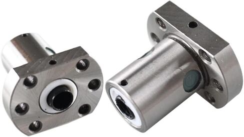 كرة محرك خطية المسمار الدقة جزء SFU1204 كرات الجوز 12 مم برغي كرة مفردة ل RM1204 NUT HOUBLE BRACKET CNC Machine Machine in Saudi Arabia
