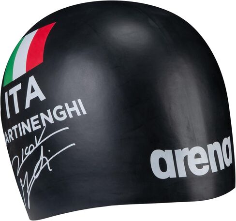 ARENA Athlete Signature Molded Cap Collection Autograph Design Unisex Intensive Swimming in Saudi Arabia