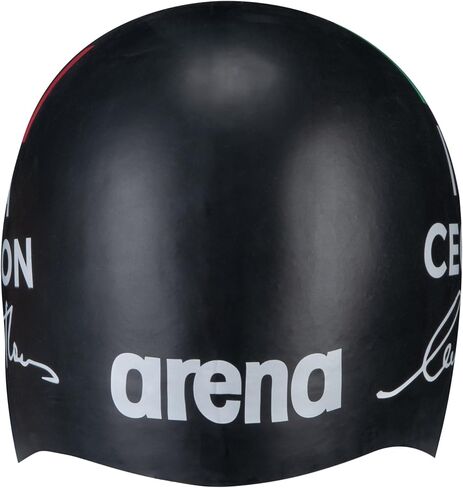 ARENA Athlete Signature Molded Cap Collection Autograph Design Unisex Intensive Swimming in Saudi Arabia