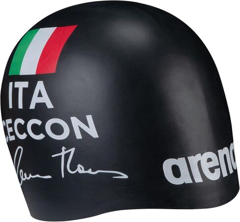 ARENA Athlete Signature Molded Cap Collection Autograph Design Unisex Intensive Swimming in Saudi Arabia
