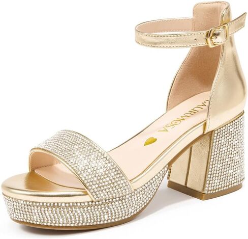 Big Girls High Heels Sandals Round Open Toe Kids Dress Shoes Pageant Flower Girl Shoes Wedding Party Ankle Strap Pumps for Little Big Kids in Kuwait