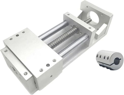 100MM 200MM Stroke CNC Linear Module Sliding Table XYZ Axis Cross Slide Linear Stage SFU1605 Ball Screw C7 1Pcs(Nema23 Motor Bracket,100MM Stroke) in Saudi Arabia