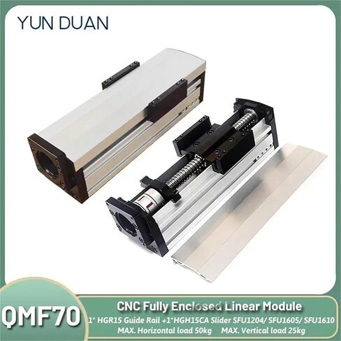 CNC مغلق بالكامل المسمار كرة الطاولة المسمار المرحلة المرحلة المرحلة 70 مم واسعة SFU1204/SFU1605/SFU1610 محور XYZ 1PCS (SFU1610 لخطوة 57 ، السكتة الدماغية 700 مم) in Saudi Arabia
