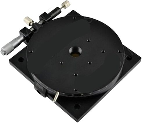 RSPT160-L R AXIS 160mm 6 "يدوي 360 درجة الحمل الثقيل الحمولة الدوارة الجدول الميكرومتر الدقة ضبط منصة الزاوية الضوئية RSPT160-L 1PCS in Saudi Arabia