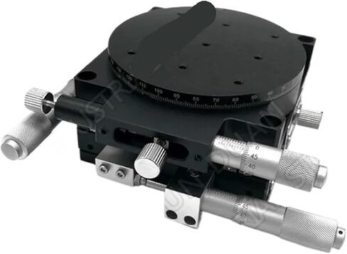 LS90-L XYR 3 Axis 90MM 3.5" Manual Trimming Platform Parallel Movement and 360 Degree Angle Rotary Tuning Sliding Table Micrometer 1Pcs in Saudi Arabia