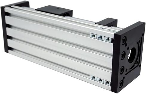 CNC Aluminium Linear Rail Guide Module Stage Sliding Table 80mm Wide Round Guide Platform XYZ Table SFU1204/SFU1605/SFU1610 1Pcs(GGP5080,50mm Stroke SFU1204) in Kuwait