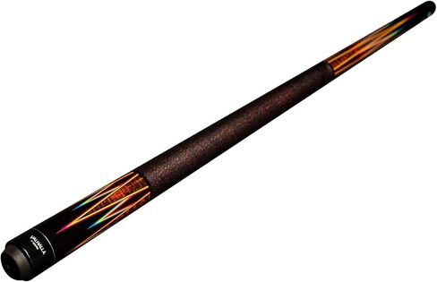 Viking Valhalla VA921 2-Piece Pool Cue | Hard Rock Maple | Tri-Colored 6-Point Graphic Transfers | Premium Leather Tip | Black Linen Wrap in Saudi Arabia