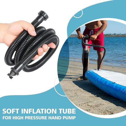 Generic Inflation Pump Tube Replacement Parts Pump Accessories Components Paddle Board Pump Valve Hose Hose Pump Tube for SUP Surfboard, Black in Saudi Arabia