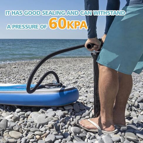 Generic Inflation Pump Tube Replacement Parts Pump Accessories Components Paddle Board Pump Valve Hose Hose Pump Tube for SUP Surfboard, Black in Saudi Arabia