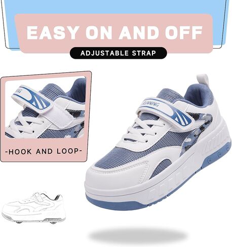 شبكة صيفية للتنفس 4-عجلات أطفال التزلج أحذية للأولاد فتيات أنيقة متين مريح in Kuwait