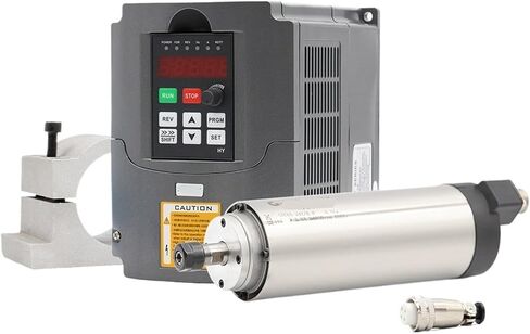110v/220v 800w ER11 air-cooled spindle motor 4 bearings 0.01 accuracy & 1.5kw HY VFD inverter & 65mm aluminum bracket(110v) in Saudi Arabia