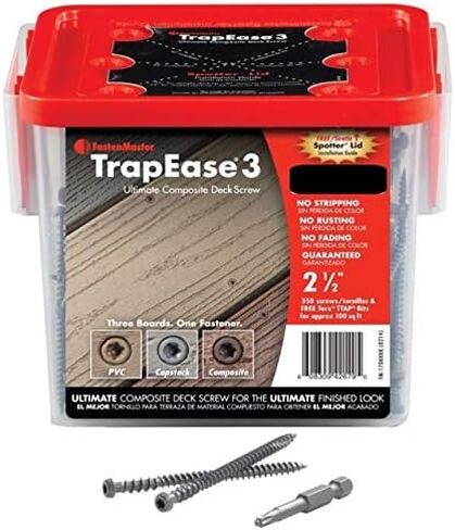 TrapEase 3 Deck Screw 2-1/2" (350) Screws (Saddle/Toasted Sand/Jasper) in Saudi Arabia