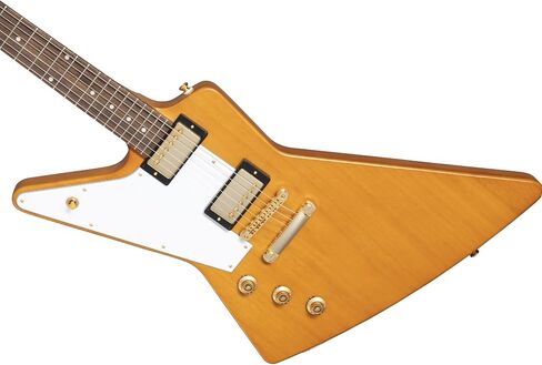 Epiphone 1958 Explorer, Aged Natural White Pickguard with Hard Case in Saudi Arabia