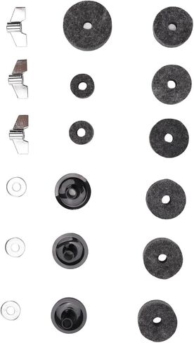 AQXREIGHT KIT NON SLIP LOD PAD PAD NUTS WING SAPLES CYMBAL WASHERS البديل البديل in Kuwait