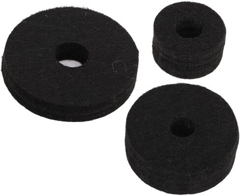 aqxreight Kit Non Slip Felt Pad Set Wing Nuts Stand Sleeves Cymbal Washers Replacement AccessoriesBlack Felt Pad Set Cymbal WashersCymbal Stand D Parts (Gray) in Saudi Arabia
