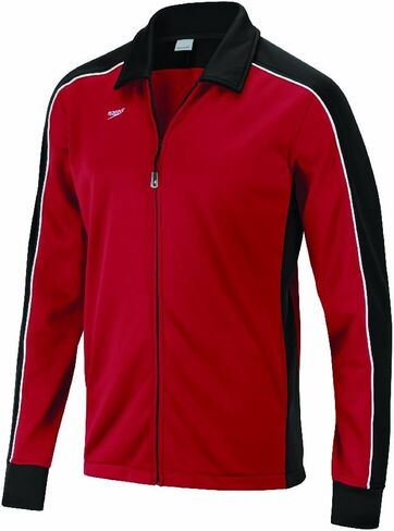 Speedo Unisex-child Jacket Full Zip Collard Streamline Team Warm Up Youth in Saudi Arabia