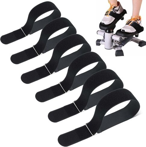 6Pcs Leg Exerciser Traction Straps, Under Desk Elliptical Pedal Band for Seniors, Leg Exerciser Traction Straps for Under Desk Elliptical Machine in Saudi Arabia