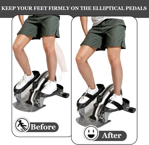 6Pcs Leg Exerciser Traction Straps, Under Desk Elliptical Pedal Band for Seniors, Leg Exerciser Traction Straps for Under Desk Elliptical Machine in Saudi Arabia