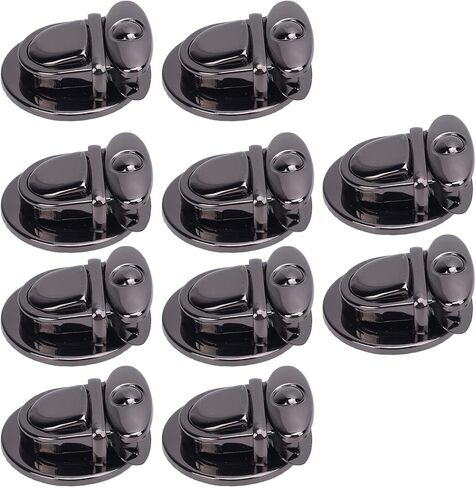 Aramox Metall Tuck Lock Clasp Catch مجموعة من أجهزة التبادل - 10 Pack Black Press Pens مع لوحة أساسية ، مثالية لإنتاج وإصلاح التبادلات النقدية DIY in Kuwait