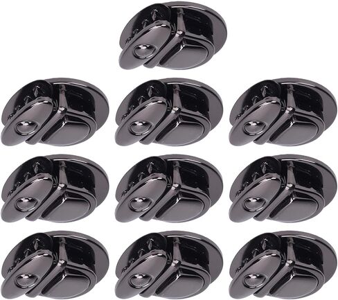 Aramox Metall Tuck Lock Clasp Catch مجموعة من أجهزة التبادل - 10 Pack Black Press Pens مع لوحة أساسية ، مثالية لإنتاج وإصلاح التبادلات النقدية DIY in Kuwait