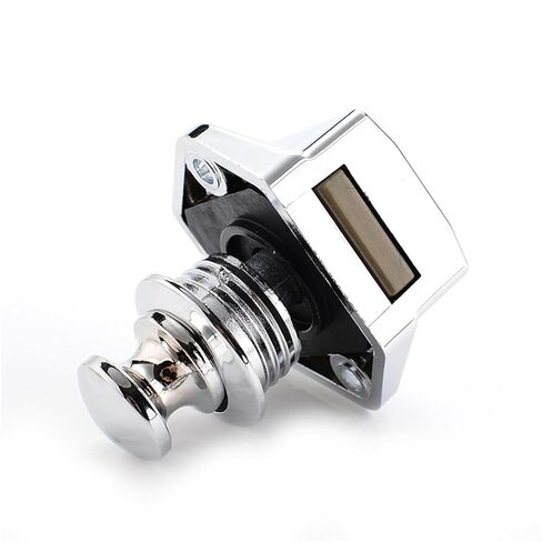 Pearl Nickel 1Pcs Camper Car Push Lock Diameter 20mm Caravan Boat Motor Home Cabinet Drawer Latch Button Locks in Kuwait
