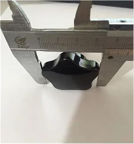 10mm Dia Threaded 40mm Diameter Plastic Star Head Clamping Knob in Saudi Arabia