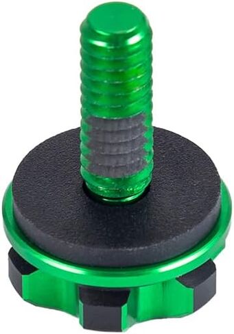 Advanblack Axion CNC Machined Knurled Seat Bolt Kit Billet 6061 Aluminum Seat Bolt Tab Screw Mount Knob Cover Compatible with Street Glide Road King Electra Dyna Softail 1997-2025 (Black) in Saudi Arabia