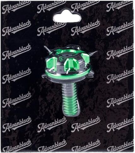 Advanblack Axion CNC Machined Knurled Seat Bolt Kit Billet 6061 Aluminum Seat Bolt Tab Screw Mount Knob Cover Compatible with Street Glide Road King Electra Dyna Softail 1997-2025 (Black) in Saudi Arabia