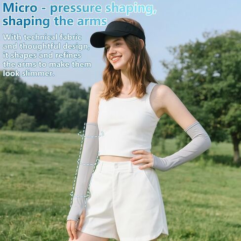 6 أزواج من الأكمام ذراع ذراع الانضغاطات للنساء الرجال UV حماية الشمس الأكمام التبريد in Kuwait