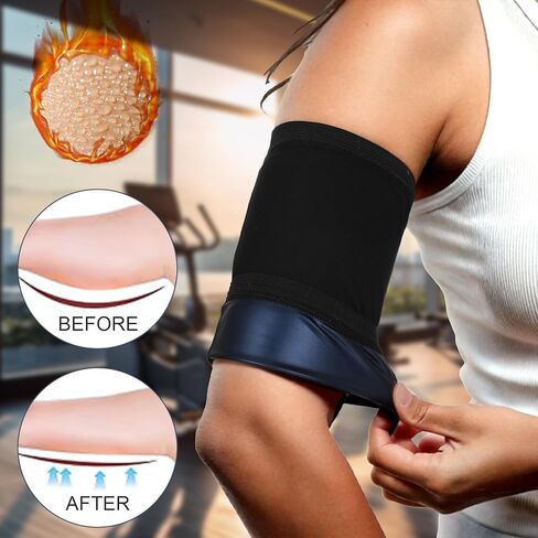 ذراع Trimmers 2pcs نطاقات الذراع نساء تجريب ضغط الأسلحة أذرع مخفضة الدهون نطاقات ساونا العرق الأسلحة in Kuwait