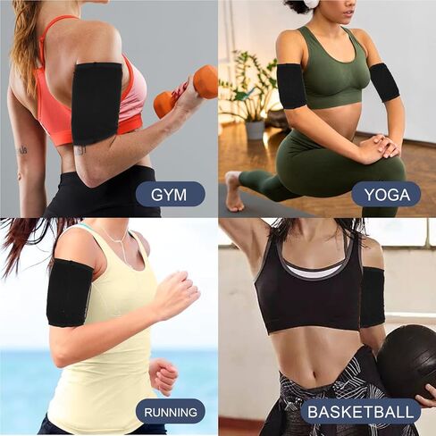 ذراع Trimmers 2pcs نطاقات الذراع نساء تجريب ضغط الأسلحة أذرع مخفضة الدهون نطاقات ساونا العرق الأسلحة in Kuwait