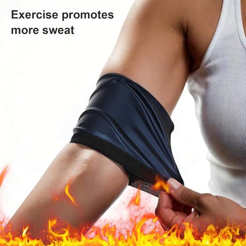 ذراع Trimmers 2pcs نطاقات الذراع نساء تجريب ضغط الأسلحة أذرع مخفضة الدهون نطاقات ساونا العرق الأسلحة in Kuwait