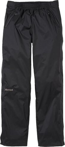 MARMOT Women's PreCip Eco Full Zip Pant | Lightweight, Waterproof Pants for Women, Ideal for Hiking, Jogging, and Camping, 100% Recycled, Black, Small in Kuwait