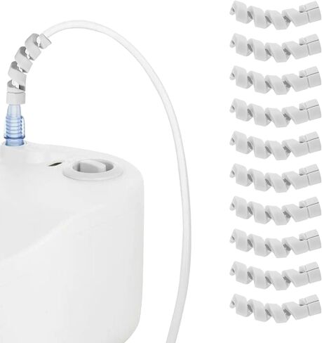 10 Pack Oxygen Tube Support Crimp Straightener for Portable Oxygen Concentrator, Oxygen Tubing Support for Oxygen Tank Oxygen Hose Nasal Cannula Oxygen Accessories (Blue) in Kuwait