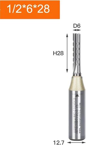Arden 3 Flutes TCT جهاز التوجيه المستقيم بت قطع CNC CNC CRBIDE CATTER CARBIDE للأخشاب MDF Multilayer Board () 32 مم) in Saudi Arabia