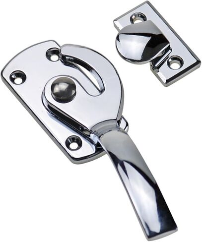 Zinc Alloy Surface Mounted Handle Cabinet Freezer Cabinet Door Lock Tightly Closed Handle Lock 1Pcs(PL029-2 R) in Saudi Arabia
