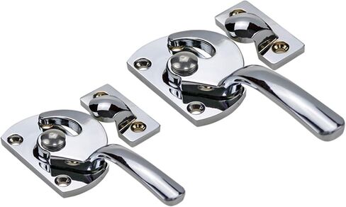 Zinc Alloy Surface Mounted Handle Cabinet Freezer Cabinet Door Lock Tightly Closed Handle Lock 1Pcs(PL029-2 R) in Saudi Arabia
