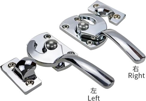 Zinc Alloy Surface Mounted Handle Cabinet Freezer Cabinet Door Lock Tightly Closed Handle Lock 1Pcs(PL029-2 R) in Saudi Arabia