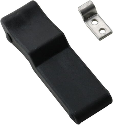 Distribution Box Cabinet Door Buckle Black Rubber Small Handle Wooden Box Concealed Concealed Fixed Buckle 1Pcs(DK609) in Saudi Arabia