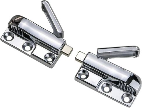 قفل مع Spring Press Press Platch القابلة للسحب لبناء آلات Windows Zinc Alloy Locks 1PCs (Chrome Flash R) in Saudi Arabia