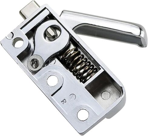 قفل مع Spring Press Press Platch القابلة للسحب لبناء آلات Windows Zinc Alloy Locks 1PCs (Chrome Flash R) in Saudi Arabia