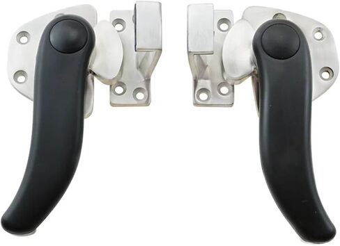 Stainless Steel Convex Door S-Type Rotating Sealed Handle Industrial Mechanical Cabinet Door Handle 1Pcs(L) in Saudi Arabia