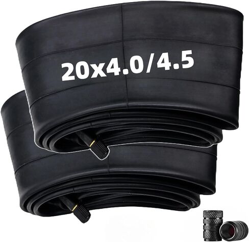 20 Inch Fat Tubes 20x3.0/3.5 Fat Tire Tube 20x3.5/4.0 Bike Tube 20x4.0/4.5 Heavy Duty Tire Tubes for 20" Electric Bike Fat Beach Bike 2 Pack in Saudi Arabia