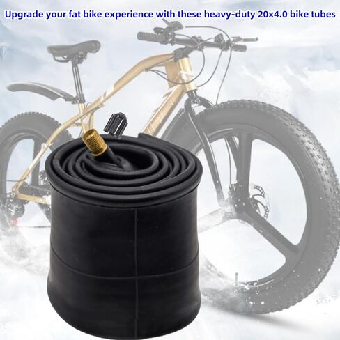 20 Inch Fat Tubes 20x3.0/3.5 Fat Tire Tube 20x3.5/4.0 Bike Tube 20x4.0/4.5 Heavy Duty Tire Tubes for 20" Electric Bike Fat Beach Bike 2 Pack in Saudi Arabia